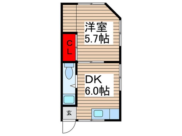 Ｐ－ＤＥ北小岩の物件間取画像